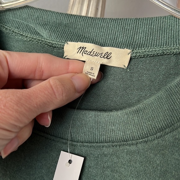 Madewell Dreamiest Knit Long-Sleeve Tee | Simply Sage | Size: S - Picture 7 of 14